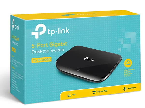 سوئیچ 5 پورت گیگ غیر مدیریتی تی پی لینک Tp-Link TL-SG1005D