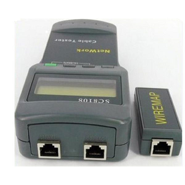 تستر کابل شبکه RJ45 حرفه ای SC8108 LINK TESTER