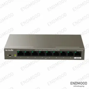 سوئیچ دسکتاپ 9 پورت گیگابیتی تندا مدل Tenda TEG1109P-8-102W