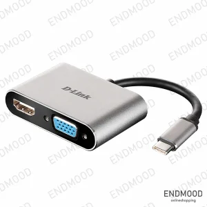 خرید مبدل USB Type-C به HDMI/VGA دی لینک مدل DUB-V210