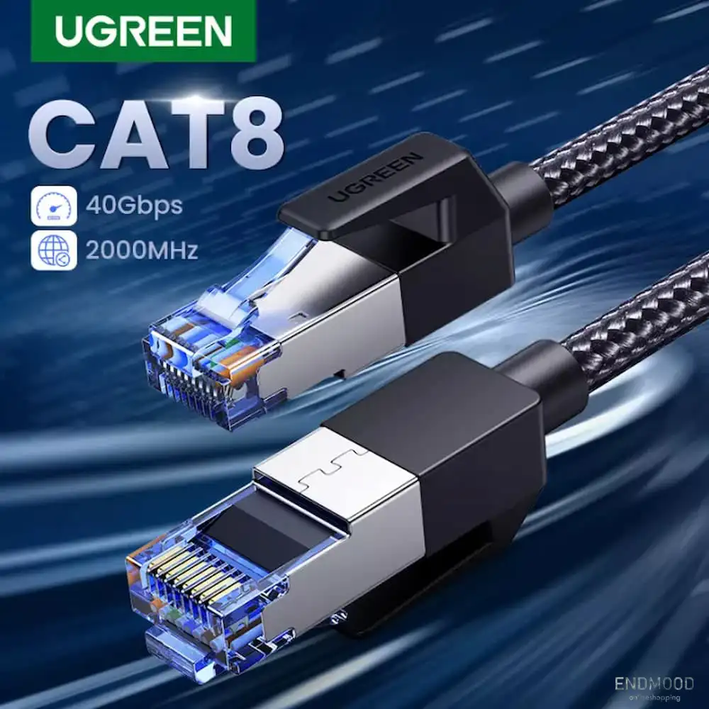 کابل CAT8 اترنت یوگرین UGREEN NW153 80430