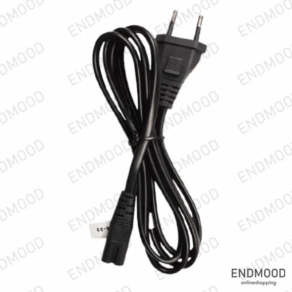 کابل برق نوت بوک ۲pin کی نت پلاس ۱٫۵ متری