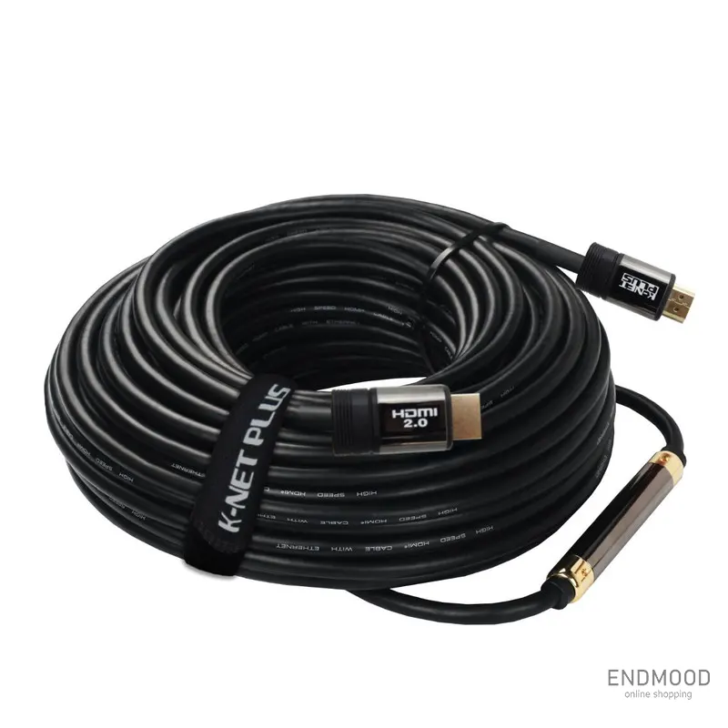 کابل HDMI پنجاه متری کی نت پلاس کابل HDMI پنجاه متری کی نت پلاس