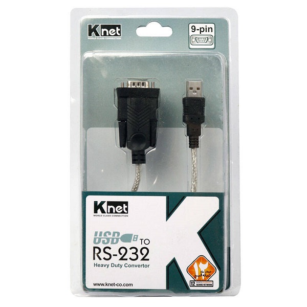 تبدیل USB به سریال RS232 کی نت مدل K-COURS232