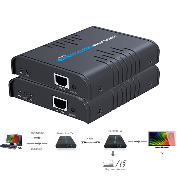 گیرنده اکستندر HDMI رسیور با POE لنکنگ مدل LKV373POE-RX