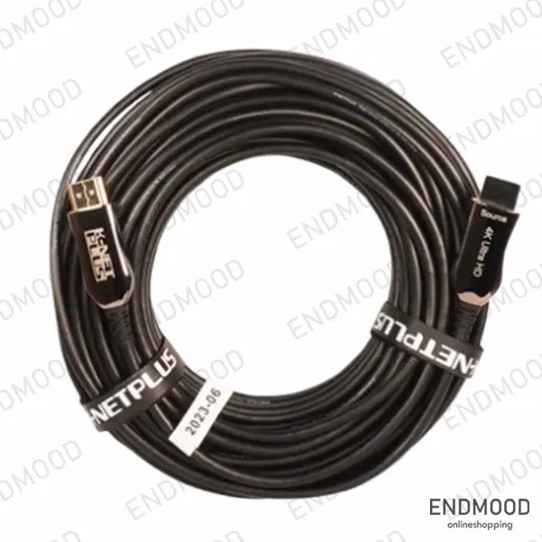 کابل فیبر HDMI کی نت پلاس Knet Plus 2.0 4K کابل فیبر HDMI کی نت پلاس Knet Plus 2.0 4K