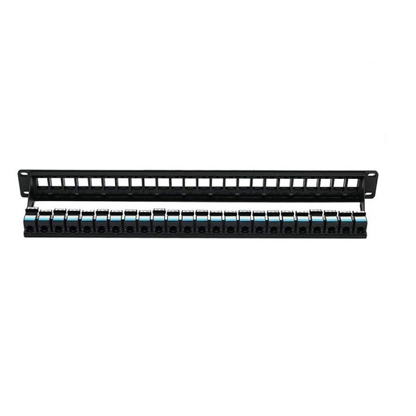 پچ پنل Cat6 24 پورت بدون کیستون فلزی UTP کی نت پلاس KP-N1133