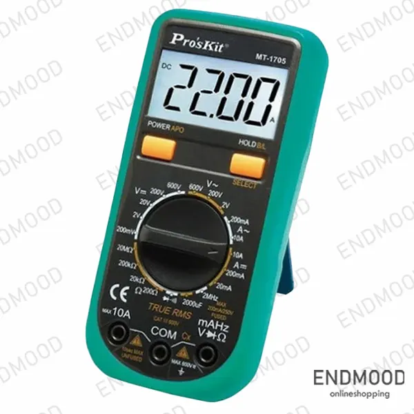 مولتی متر TRUE RMS پروسکیت تایوانی مدل Proskit MT-1705 مولتی متر TRUE RMS پروسکیت تایوانی مدل Proskit MT-1705
