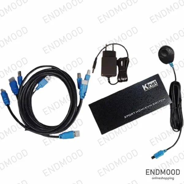 کی وی ام سوئیچ ۲ پورت HDMI کی نت K-H622