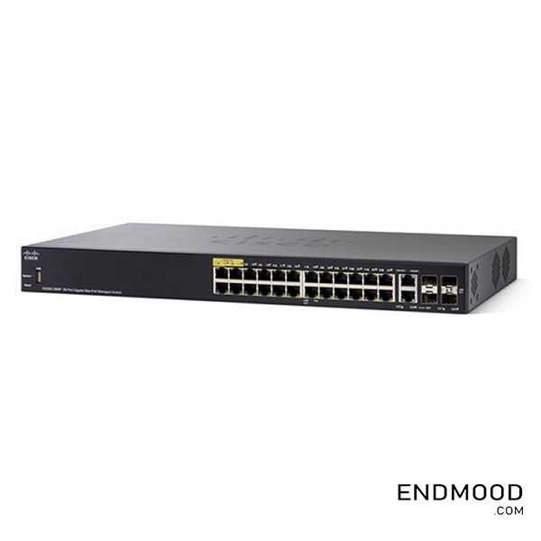 سوئیچ سیسکو 28 پورت مدل Cisco SG350-28P 