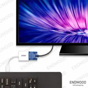 مبدل DisplayPort به VGA آتن VC925