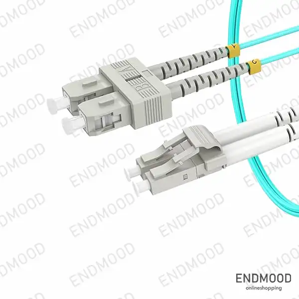 پچ کورد داپلکس فیبر نوری نگزنس Nexans OM3 SC-LC