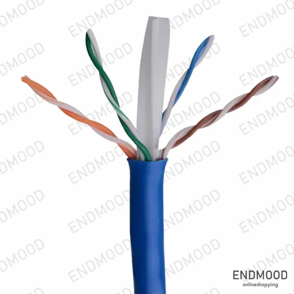 کابل شبکه 305 متری Cat6 UTP کی نت پلاس KP-NL6U00305 کابل شبکه 305 متری Cat6 UTP کی نت پلاس KP-NL6U00305