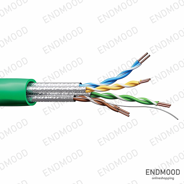 قیمت کابل شبکه Cat6A U/FTP LSZH سبز DataLand