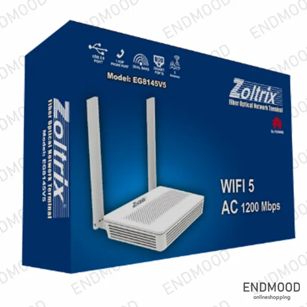 مودم فیبر نوری زولتریکس مدل EG8145 V5 (12LED)