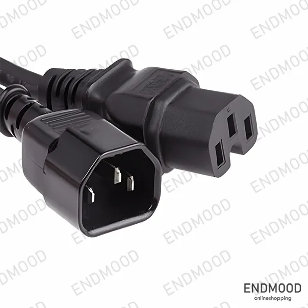 خرید و قیمت کابل برق بک تو بک بافو مدل C14-C15 طول 1.5 متر