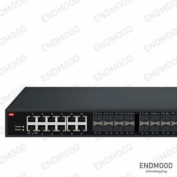 سوئیچ فیبر مدیریتی 28 پورت سپیتام FS1628F-12GQXM