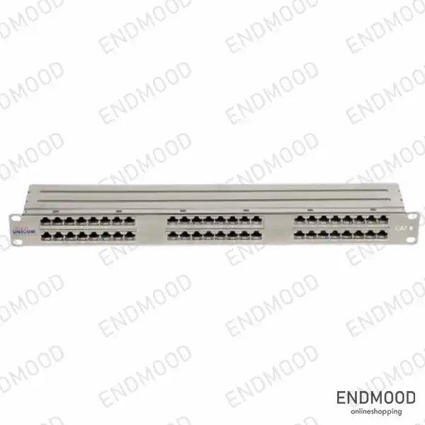 پچ پنل Cat6 S-FTP یونیکام با چگالی بالا