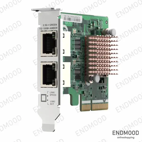 کارت شبکه PCI Express کیونپ مدل QXG‑2G2T‑I225