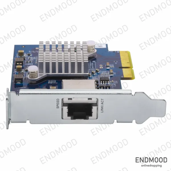کارت شبکه PCIe تکپورته ۱۰ گیگابیت RJ45 کیونپ مدل QXG‑10G1T