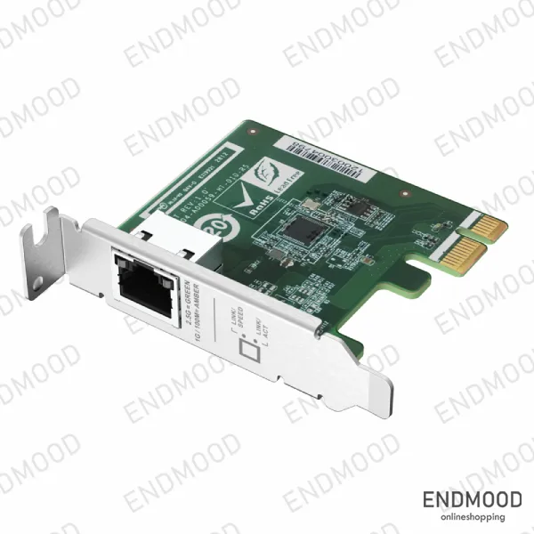 کارت شبکه PCIe تکپورته ۲.۵ گیگابیت RJ45 کیونپ مدل QXG‑2G1T‑I225
