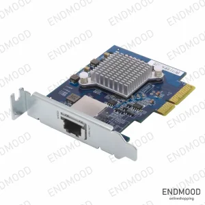 کارت شبکه PCIe تک‌پورته ۱۰ گیگابیت RJ45 کیونپ مدل QXG‑10G1T