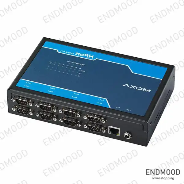مبدل سریال به اترنت moxa مدل NPort 5610-8-DTL-T
