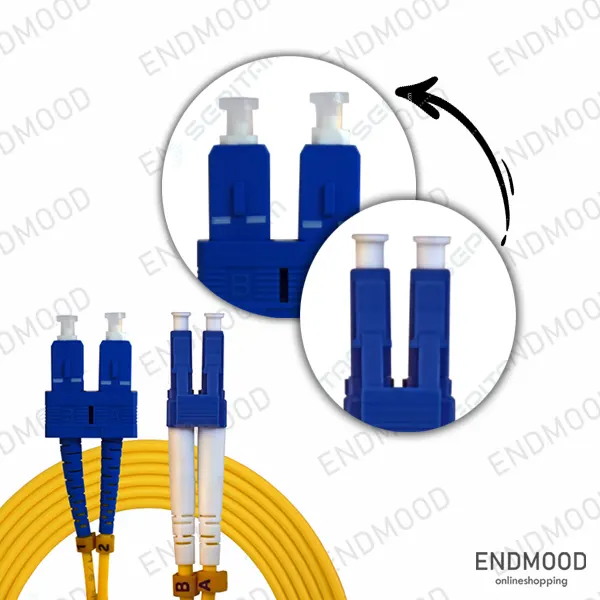 پچ کورد فیبر نوری مدل Sepitam-LC/SC-SM-DX-2M