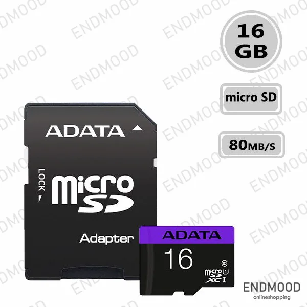 خرید و قیمت کارت حافظه‌ 16 گیگابایت micro SDXC/SDHC ای دیتا