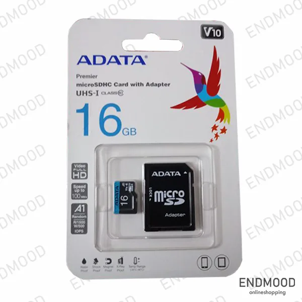 خرید و قیمت کارت حافظه‌ ای دیتا 16گیگابایت micro SDXC/SDHC