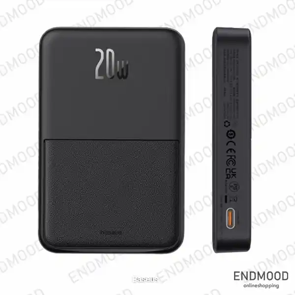 پاوربانک بیسوس مدل MagPro 20W با ظرفیت 5000میلی آمپر