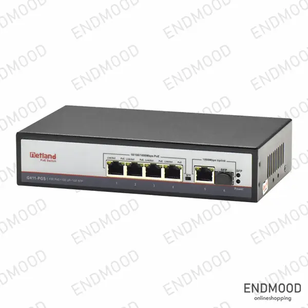 خرید سوییچ هوشمند 4 پورت Netland مدل G411PGS