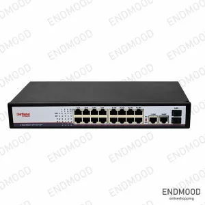 سوییچ شبکه 16 پورت پی‌او‌ای Netland مدل F-1622-PGS