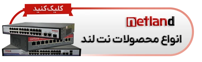 سوئیچ 4 پورت صنعتی نت لند مدل GI402PS 2 محصولات Netland