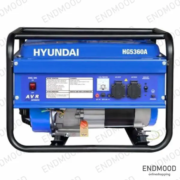 موتور برق بنزینی هیوندای 3 کیلووات مدل HG5360A تک فاز 1 محصولات خرید اینترنتی موتور برق بنزینی هیوندای 3 کیلووات مدل HG5360A