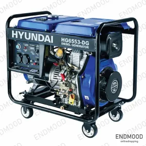 خرید آنلاین موتور برق دیزلی هیوندای 5.5 کیلووات مدل HG6553DG
